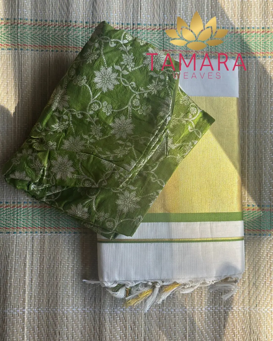 Tamara exclusive Nyla Usha inspired Wide Border saree - Image 5