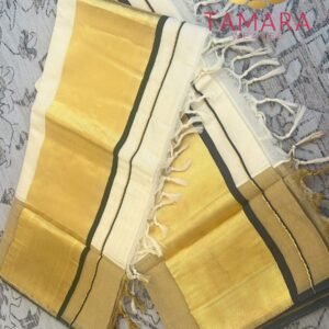 Tamara exclusive Nyla Usha inspired Wide Border saree