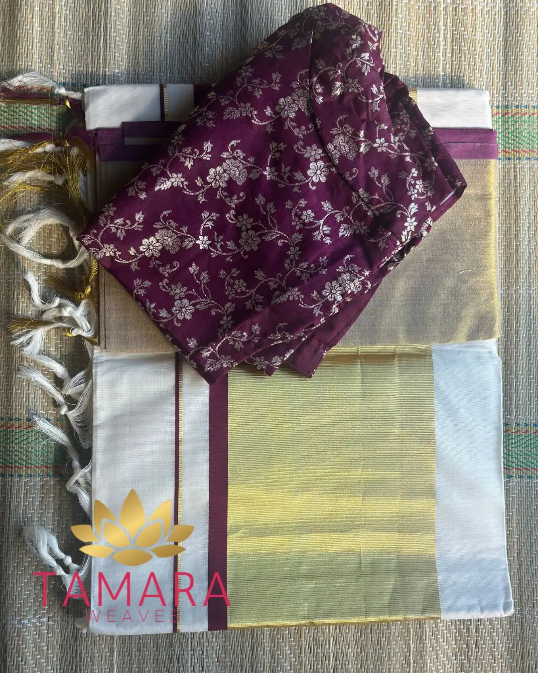 Tamara exclusive Nyla Usha inspired Wide Border saree - Image 6