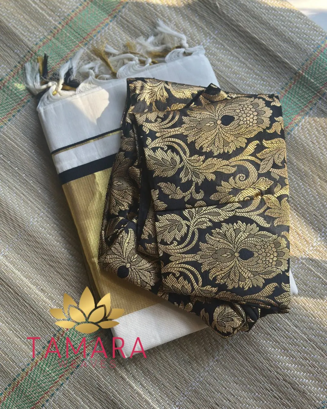 Tamara exclusive Nyla Usha inspired Wide Border saree - Image 7