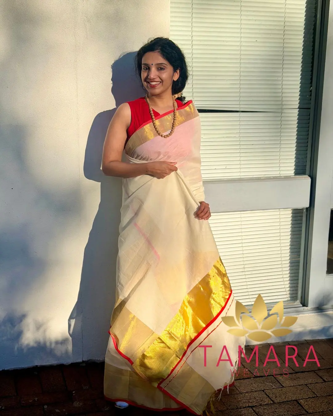Tamara exclusive Nyla Usha inspired Wide Border saree - Image 8