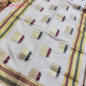 Budget Tamara Saree - Lotus motifs all over saree