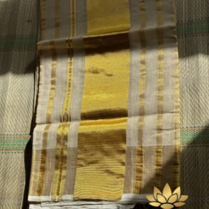 Tamara pure handloom thick stripe saree - HK02