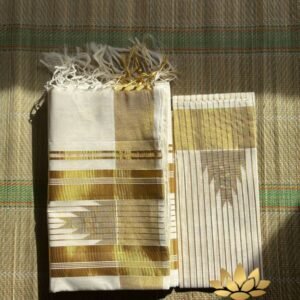 Tamara pure handloom temple set saree
