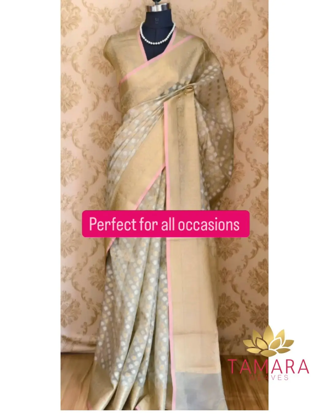 Tamara Organza Tissue Saree - OZ01