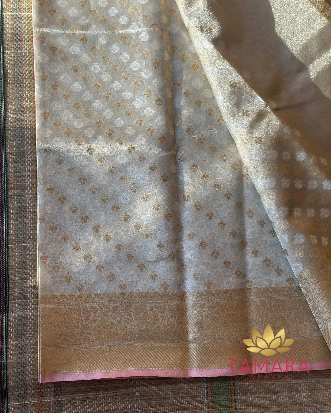 Tamara Organza Tissue Saree - OZ01 - Image 2