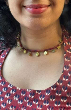 Handmade tiny coin necklace - Queen Elizabeth Coin Necklace (Delivery after April 5, 2026 only.)