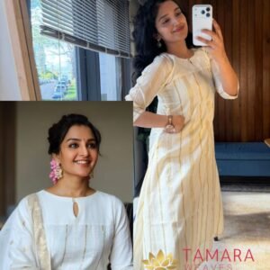 Tamara Onam Kurta - Manju Warrier Inspired - 5 weeks delivery time
