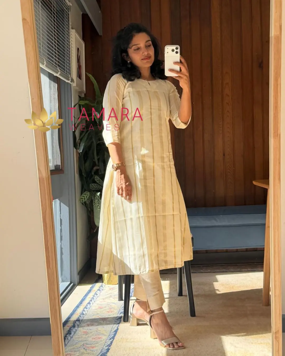 Tamara Onam Kurta - Manju Warrier Inspired - 5 weeks delivery time - Image 3