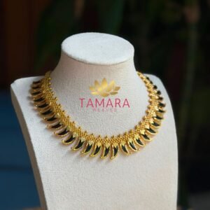 Samyuktha Varma Inspired 18K Gold Plated Pulinagham necklace in Australia