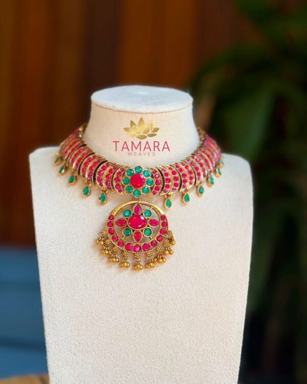 Darshana Kemp flower necklace Indian jewellery Australia