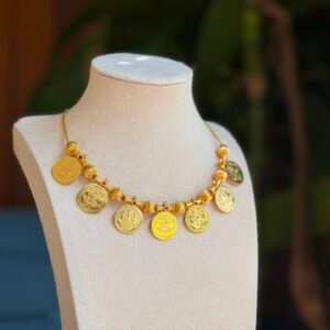 18K Gold Plated Ruby Gap 7 coin necklace in Australia