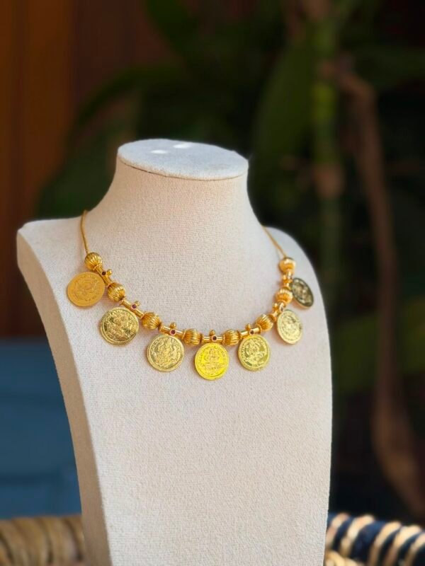 18K Gold Plated Ruby Gap 7 coin necklace in Australia