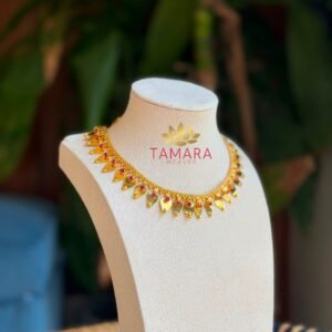 18K Gold Plated Thalikoottam or Cheruthali necklace in Australia