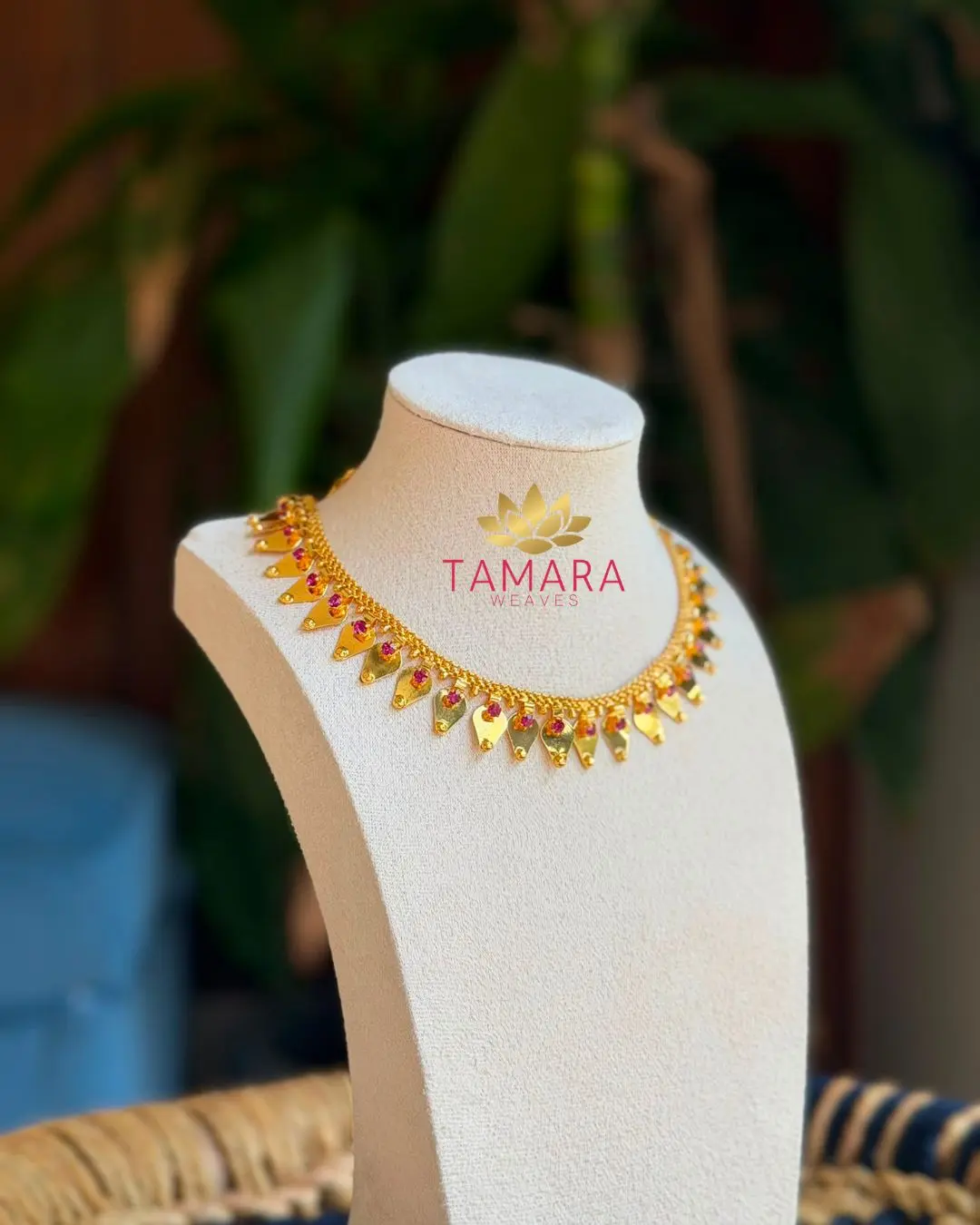 18K Gold Plated Thalikoottam or Cheruthali necklace in Australia