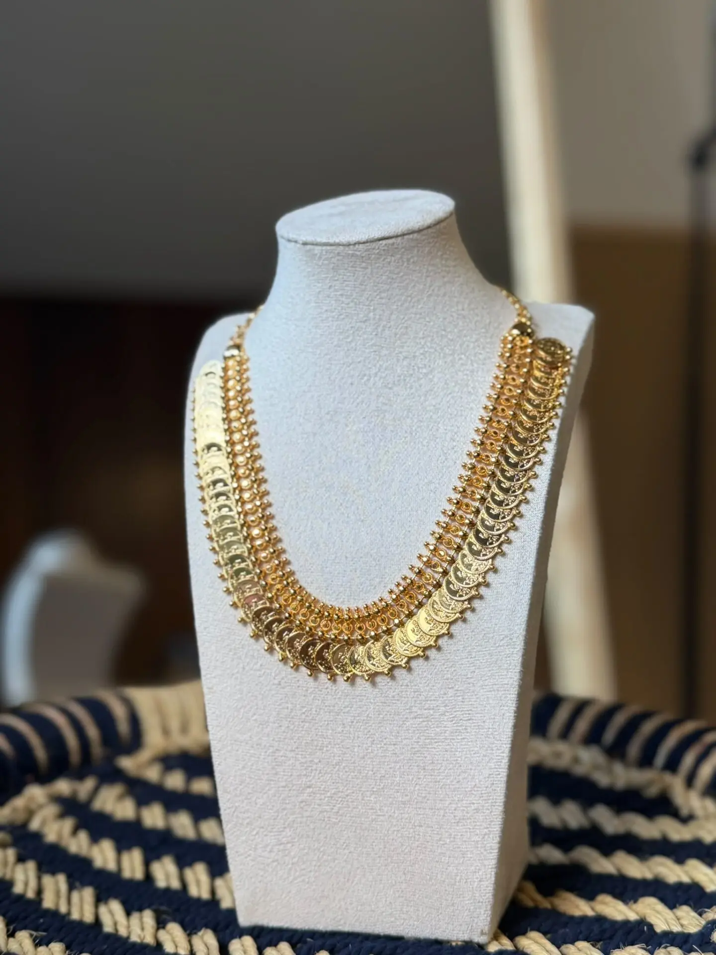 18K Gold Plated traditional Kerala coin necklace in Australia - 3 styles - Image 2